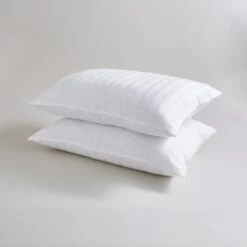 Hotel Pack Of 2 Luxury Cotton Anti Allergy Back Sleeper Pillows -Home Furnishing Store 30905712 alt04