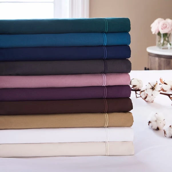Dorma Cotton Sateen 800 Thread Count Fitted Sheet 15 Dorma Cotton Sateen 800 Thread Count Fitted Sheet - Image 13