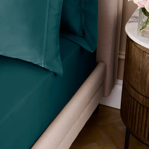 Dorma Cotton Sateen 800 Thread Count Fitted Sheet 11 Dorma Cotton Sateen 800 Thread Count Fitted Sheet - Image 9