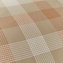 Grey Natural Check Brushed Cotton Duvet Cover And Pillowcase Set -Home Furnishing Store 30907890 alt05