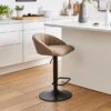 Lowen Adjustable Bar Stool, Faux Leather 2 Lowen Adjustable Bar Stool, Faux Leather -Home Furnishing Store 30907960
