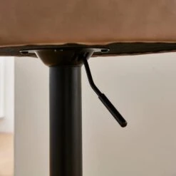 Lowen Adjustable Bar Stool, Faux Leather -Home Furnishing Store 30907960 alt03