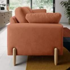 Apollo Vintage Velvet 3 Seater Sofa -Home Furnishing Store 30909867 alt01