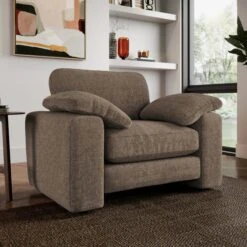 Magnus Soft Textured Chenille Snuggle Sofa -Home Furnishing Store 30909960