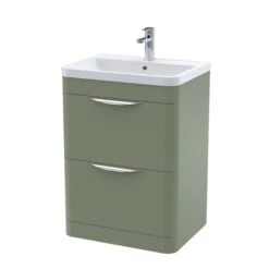 Parade Floor Standing 2 Drawer Vanity Unit With Ceramic Basin 16 Parade Floor Standing 2 Drawer Vanity Unit With Ceramic Basin -Home Furnishing Store 30910357