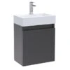 Merit Slimline 1 Door Wall Mounted Vanity Unit With Basin -Home Furnishing Store 30910398