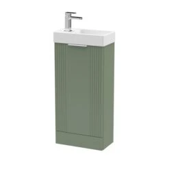 Deco Compact Floor Standing Vanity Unit With Basin