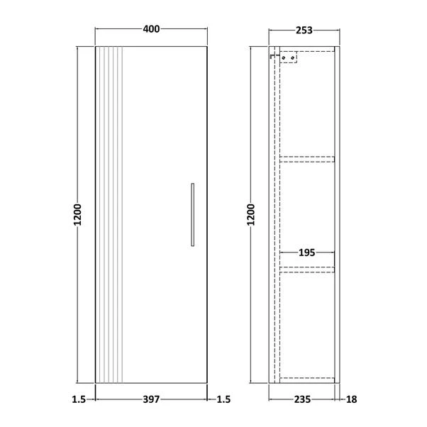 Deco Tall Storage Unit 6 Deco Tall Storage Unit - Image 4