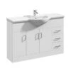 Mayford 3 Door 3 Drawer Vanity Unit With Round Basin 1 Mayford 3 Door 3 Drawer Vanity Unit With Round Basin -Home Furnishing Store 30910623