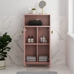 Elsie Tall Bathroom Cabinet 29 Elsie Tall Bathroom Cabinet -Home Furnishing Store 30911015 alt01
