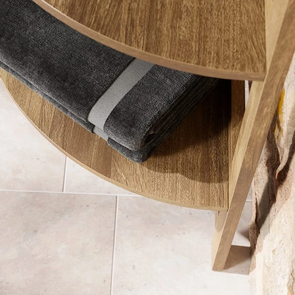 Humphrey Corner Ladder Shelf, Mango Wood Effect 6 Humphrey Corner Ladder Shelf, Mango Wood Effect - Image 4