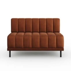 Amali Long Dining Bench, Matte Plush Velvet -Home Furnishing Store 30912451 alt04