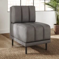 Amali Small Dining Bench, Faux Leather -Home Furnishing Store 30912466 alt01