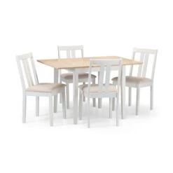 Rufford 4 Seater Two-Tone Dining Table, Ivory 11 Rufford 4 Seater Two-Tone Dining Table, Ivory -Home Furnishing Store 30914257 alt04