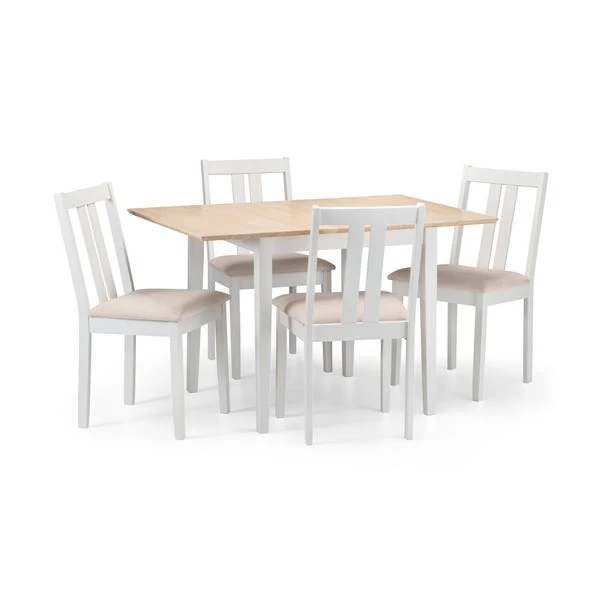Rufford 4 Seater Two-Tone Dining Table, Ivory 7 Rufford 4 Seater Two-Tone Dining Table, Ivory - Image 5