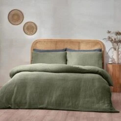 Yard Chunky Waffle Duvet Cover And Pillowcase Set 36 Yard Chunky Waffle Duvet Cover And Pillowcase Set -Home Furnishing Store 30914549 alt02