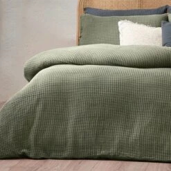 Yard Chunky Waffle Duvet Cover And Pillowcase Set 37 Yard Chunky Waffle Duvet Cover And Pillowcase Set -Home Furnishing Store 30914549 alt03
