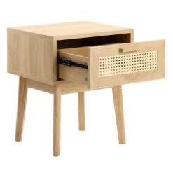 Java 1 Drawer Side Table, Light Oak 10 Java 1 Drawer Side Table, Light Oak -Home Furnishing Store 30914617 alt03