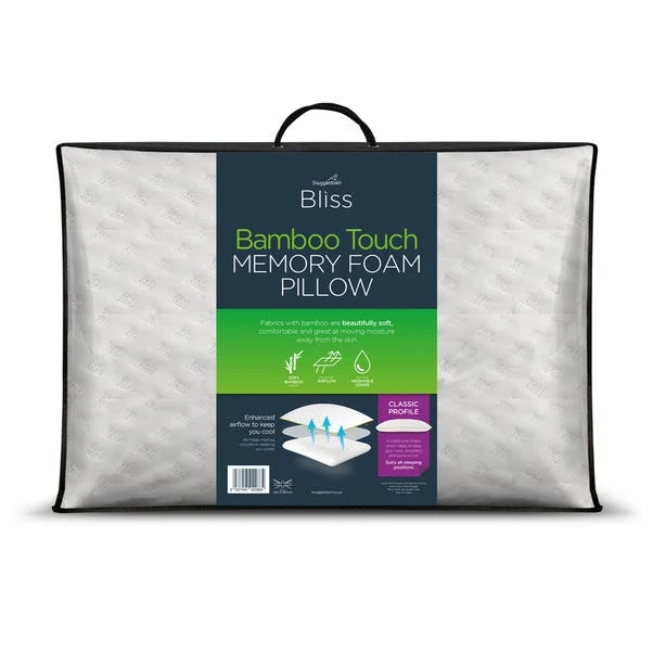 Snuggledown Bliss Traditional Bamboo Back Sleeper Pillow 9 Snuggledown Bliss Traditional Bamboo Back Sleeper Pillow - Image 7