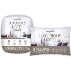 Snuggledown Luxurious Hotel 13.5 Tog Winter Duvet And Pillow Set -Home Furnishing Store 30914690 alt01