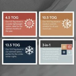 Snuggledown Luxurious Hotel 13.5 Tog Winter Duvet And Pillow Set -Home Furnishing Store 30914690 alt02