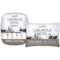 Snuggledown Luxurious Hotel 13.5 Tog Winter Duvet And Pillow Set -Home Furnishing Store 30914691 alt01