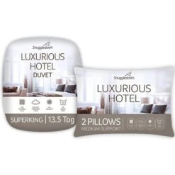 Snuggledown Luxurious Hotel 13.5 Tog Winter Duvet And Pillow Set -Home Furnishing Store 30914692 alt01