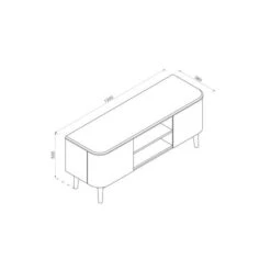 Oslo TV Stand For TVs Up To 60" -Home Furnishing Store 30915105 alt09