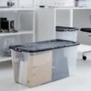 Strata 100L Curve Storage Box With Lid 2 Strata 100L Curve Storage Box With Lid -Home Furnishing Store 30915245