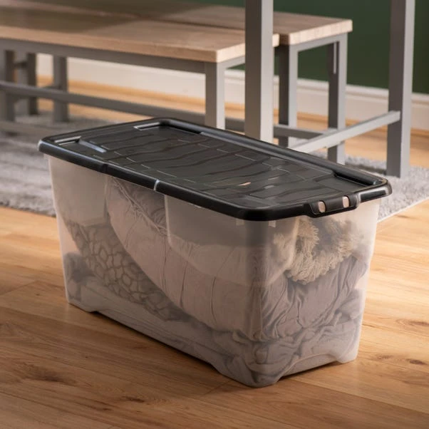 Strata 100L Curve Storage Box With Lid 7 Strata 100L Curve Storage Box With Lid - Image 5