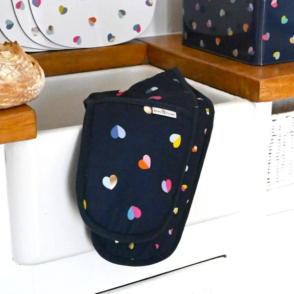 Mini Confetti Cotton Double Oven Gloves 3 Mini Confetti Cotton Double Oven Gloves