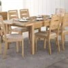Curve 6 Seater Dining Table, Oak 2 Curve 6 Seater Dining Table, Oak -Home Furnishing Store 30915547