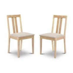Rufford Set Of 2 Rufford Dining Chairs, Faux Suede -Home Furnishing Store 30915594 alt02