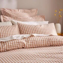 Portloe Woven Gingham Duvet Cover & Pillowcase Set -Home Furnishing Store 30915765 alt01