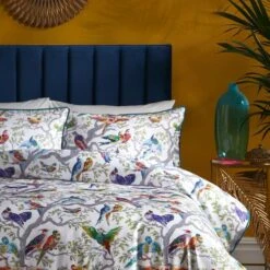 Laurence Llewelyn-Bowen Birdity 200 Thread Count Cotton Duvet Cover And Pillowcase Set 31 Laurence Llewelyn-Bowen Birdity 200 Thread Count Cotton Duvet Cover And Pillowcase Set -Home Furnishing Store 30916142 alt01
