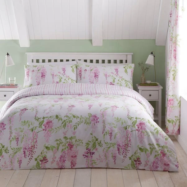 Dreams And Drapes Wisteria Duvet Cover And Pillowcase Set 3 Dreams And Drapes Wisteria Duvet Cover And Pillowcase Set