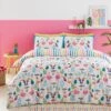 Fusion Tropical Flamingo Reversible Duvet Cover And Pillowcase Set -Home Furnishing Store 30916364