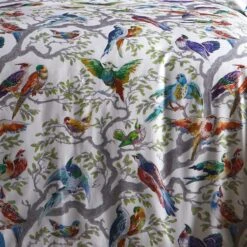 Laurence Llewelyn-Bowen Birdity 200 Thread Count Cotton Duvet Cover And Pillowcase Set 24 Laurence Llewelyn-Bowen Birdity 200 Thread Count Cotton Duvet Cover And Pillowcase Set -Home Furnishing Store 30916391 alt04