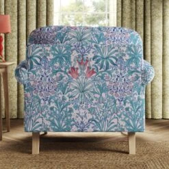 Jolene William Morris Woodland Weeds Print Velvet Snuggle Chair -Home Furnishing Store 30917909 alt02