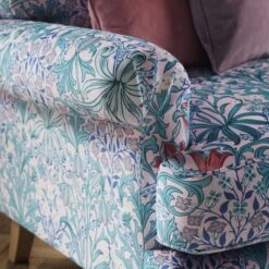 Jolene William Morris Woodland Weeds Print Velvet 3 Seater Sofa 29 Jolene William Morris Woodland Weeds Print Velvet 3 Seater Sofa -Home Furnishing Store 30917911 alt03