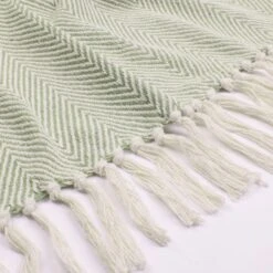 Jenson Herringbone Throw 200cm X 200cm -Home Furnishing Store 30918977 alt04