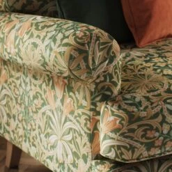 Jolene William Morris Woodland Weeds Print Velvet 3 Seater Sofa 21 Jolene William Morris Woodland Weeds Print Velvet 3 Seater Sofa -Home Furnishing Store 30919091 alt03