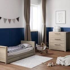 Little Acorns Ellesmere Cot Bed And 3 Drawer Chest Nursery Set -Home Furnishing Store 30919395 alt01