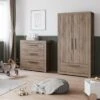 Little Acorns Ellesmere 3 Drawer Chest And Wardrobe Nursery Set 2 Little Acorns Ellesmere 3 Drawer Chest And Wardrobe Nursery Set -Home Furnishing Store 30919402