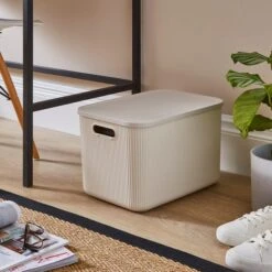 Ribbed Storage Box 8 Ribbed Storage Box -Home Furnishing Store 30919880