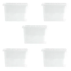Wham Crystal Set Of 5 Storage Boxes & Lids -Home Furnishing Store 30920667 alt03