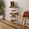 5 Tier Extendable Metal Shoe Rack -Home Furnishing Store 30920801