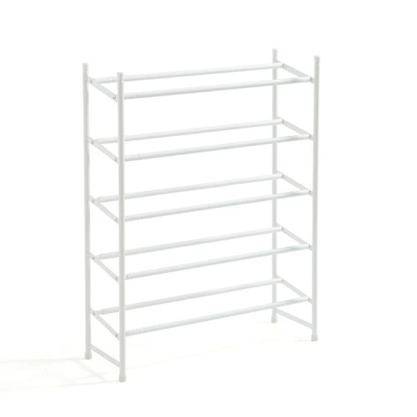 5 Tier Extendable Metal Shoe Rack 4 5 Tier Extendable Metal Shoe Rack - Image 2