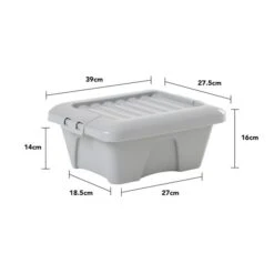 Wham Home Set Of 6 9L Grey Boxes With Lids 13 Wham Home Set Of 6 9L Grey Boxes With Lids -Home Furnishing Store 30920832 alt05