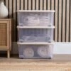 Wham Set Of 3 Storage Boxes With Wheels & Lid -Home Furnishing Store 30920837